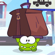 This Bag Is Too Heavy Om Nom GIF - This Bag Is Too Heavy Om Nom Om Nom Stories GIFs