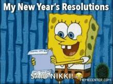 Newyear Resolutions GIF - Newyear Resolutions Spongebob GIFs