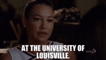 Glee Santana Lopez GIF - Glee Santana Lopez At The University Of Louisville GIFs