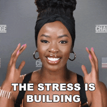 The Stress Is Building Justine GIF - The Stress Is Building Justine The Challenge World Championship GIFs