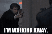 Walking Away GIF - Drop That Gun Im Walking Away Pointing GIFs