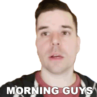 Morning Guys Dave Crosby Sticker - Morning Guys Dave Crosby Claire And The Crosbys Stickers