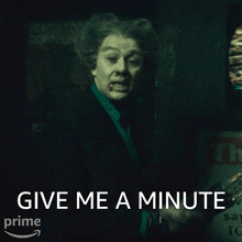 Give Me A Minute Good Omens GIF - Give Me A Minute Good Omens Hold On GIFs