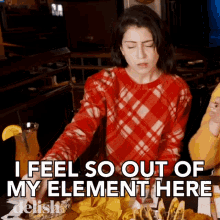 I Feel So Out Of My Element Here Tess GIF - I Feel So Out Of My Element Here Tess Delish GIFs