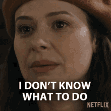 I Dont Know What To Do Rachel GIF - I Dont Know What To Do Rachel Katie Lowes GIFs