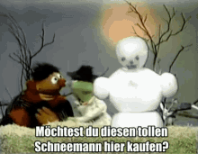 Schneemann Sesamstraße GIF