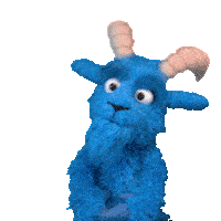 Blauer Bock Blue Goat Sticker - Blauer Bock Blue Goat Dancing Stickers