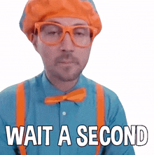 wait a second blippi blippi wonders educational cartoons for kids wait a minute hold on a second