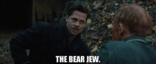 Inglorious Basterds The Bear Jew GIF - Inglorious Basterds The Bear Jew Brad Pitt GIFs