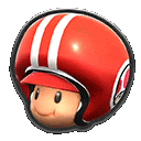 Red Toad Pit Crew Toad Mario Sticker - Red Toad Pit Crew Toad Mario Pit Crew Stickers