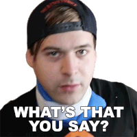 Whats That You Say Jared Dines Sticker - Whats That You Say Jared Dines What Did You Say Stickers