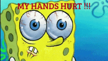Spongebob Broken Hand GIF - Spongebob Broken Hand Pain GIFs