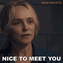 Nice To Meet You Marie Winter GIF - Nice To Meet You Marie Winter Wentworth GIFs