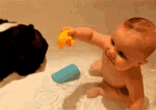 Baby Bath Time GIF