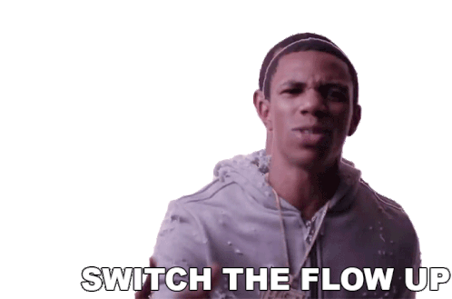 Switch The Flow Up A Boogie Wit Da Hoodie Sticker - Switch The Flow Up A Boogie Wit Da Hoodie Timeless Song Stickers