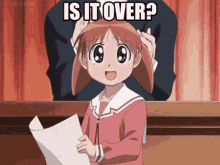 Azumanga Daioh Azumanga GIF - Azumanga Daioh Azumanga Is It Over GIFs