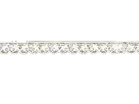 a seamless lace border on a white background