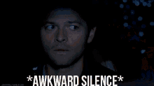 Awkward Silence Silence GIF - Awkward Silence Silence Misha Collins GIFs
