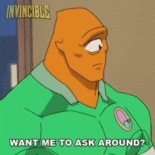 Want Me To Ask Around Allen The Alien GIF - Want Me To Ask Around Allen The Alien Invincible GIFs