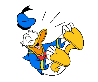 Donald Duck Laughing Sticker - Donald Duck Laughing Lol Stickers