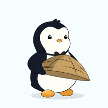 Hat Penguin GIF - Hat Penguin Throw GIFs
