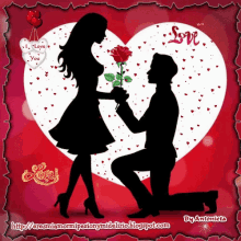 Couple Rose GIF - Couple Rose Heart GIFs