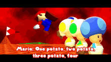 Smg4 Mario GIF - Smg4 Mario One Potato Two Potato Three Potato Four GIFs