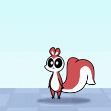 a cartoon of a squirrel with a speech bubble saying eyyyy