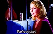 Greys Anatomy Youre A Robot GIF - Greys Anatomy Youre A Robot GIFs