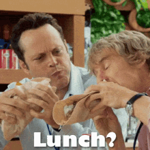Lunch? GIF - Owen Wilson Vince Vaughn Eat GIFs