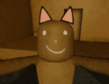 a cartoon character with a smile on his face