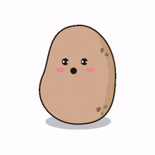 popato cute brown surprised sad