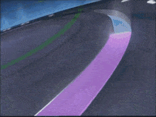 a sign that says wir on it with a purple background