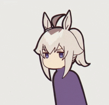 a cartoon drawing of a person with three question marks above their head