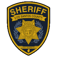 a badge for the los santos county sheriffs department