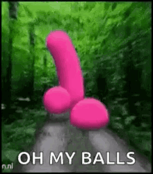 wtf running penis sex toy oh my balls