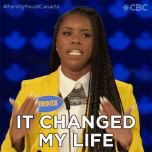 It Changed My Life Family Feud Canada GIF - It Changed My Life Family Feud Canada It Made A Difference In My Life GIFs