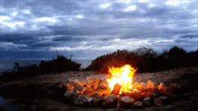 Fire Clouds GIF - Fire Clouds Place GIFs