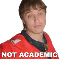Not Academic Danny Mullen Sticker - Not Academic Danny Mullen Not Related To School Stickers