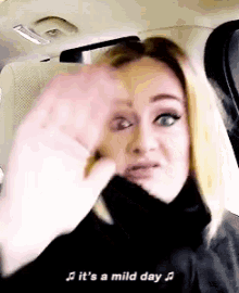 Adele Its A Mild Day GIF - Adele Its A Mild Day Carpoolkaraoke GIFs