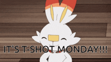 Scorbunny T-shot Monday GIF - Scorbunny T-shot Monday T-shot GIFs
