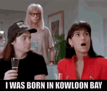 I Was Born In Kowloon Bay Waynes World GIF - I Was Born In Kowloon Bay Waynes World Tia Carrere GIFs