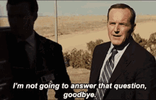 Not Going To Answer Question Goodbye GIF - Not Going To Answer Question Goodbye Phil Coulson GIFs