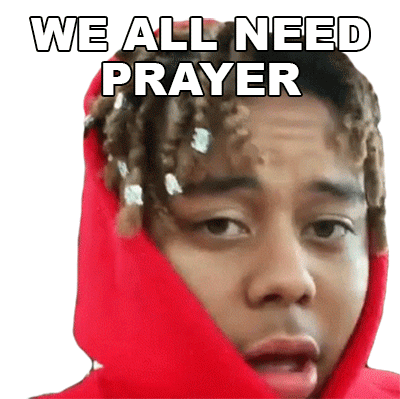 We All Need Prayer Ybn Cordae Sticker - We All Need Prayer Ybn Cordae Cordae Stickers