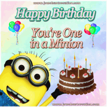 Happy Birthday To You Minion GIF