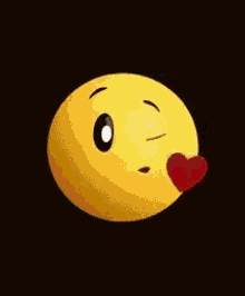 Emoji Blow Kiss GIF - Emoji Blow Kiss GIFs