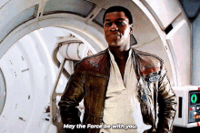 Star Wars Finn GIF - Star Wars Finn May The Force Be With You GIFs