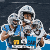 Carolina Panthers Vs. Green Bay Packers Pre Game GIF - Nfl National Football League Football League GIFs