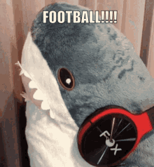 Football Shark GIF - Football Shark Blahaj GIFs