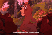 Brother Bear Old Lady Bear GIF - Brother Bear Old Lady Bear Sometimes I Can Still Hear His Voice GIFs